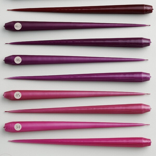 Svíčka Taper 32 cm – 45 Wild Heather Set 2 ks