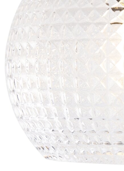 Chytré stropní svítidlo Art Deco mosazné vč. Wifi A60 - Sphere