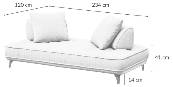 Devichy Pohovka Chloe 234 cm