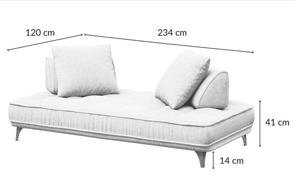 Devichy Pohovka Chloe 234 cm