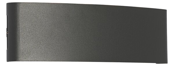 Venkovní nástěnné svítidlo tmavě šedé vč. LED 10-světlo IP54 - Silly