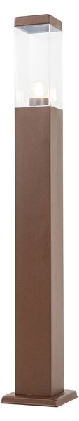 Moderní venkovní lampičkový stojan rezavě hnědý 80 cm - Malios