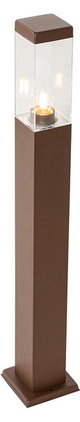 Moderní venkovní lampičkový stojan rezavě hnědý 80 cm - Malios