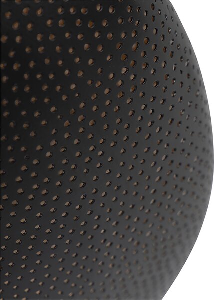 Chytré stropní svítidlo černé a zlaté 40 cm vč. Wifi G95 - Radiance