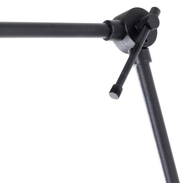 Moderní nástěnná lampa černá s nastavitelným ramenem - Blitz