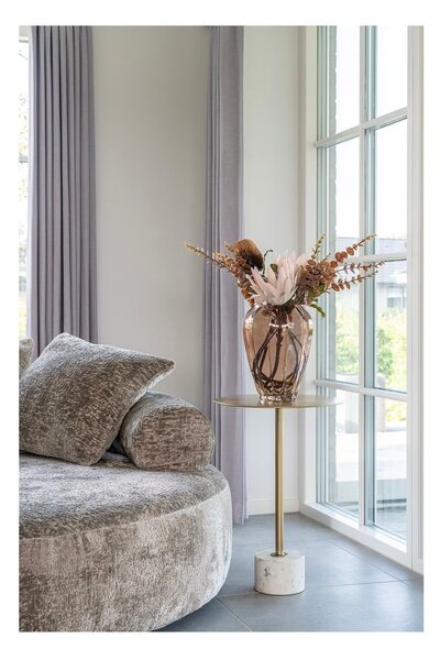 Hnědá skleněná váza (výška 29 cm) – House Nordic