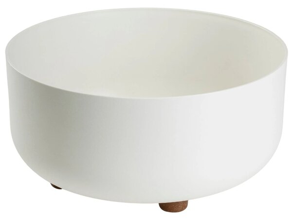PLASTOVÝ KVĚTINÁČ TERRA 30X14,5 CM BÍLÁ