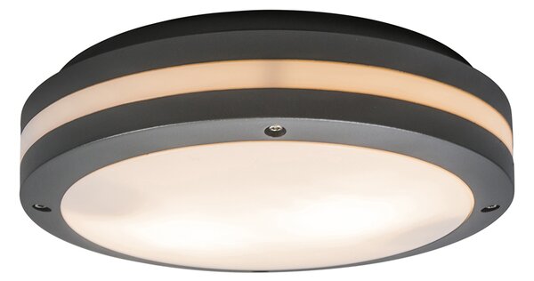 Chytré nástěnné a stropní svítidlo tmavě šedé vč. Wifi A60 - Glow