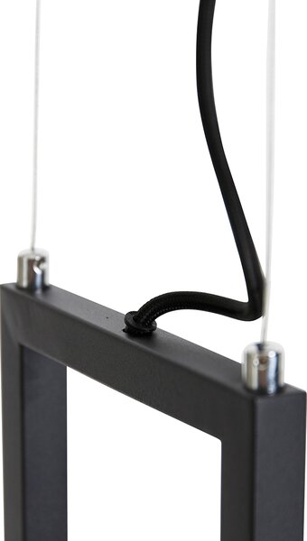Chytré závěsné svítidlo černé s policemi vč. 4 WiFi GU10 - Cage Rack