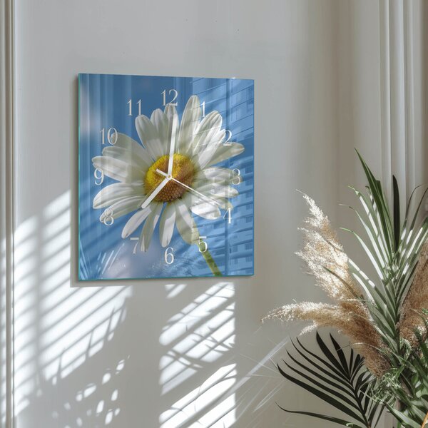 Skleněné hodiny Květ zskb-30x30-00079704