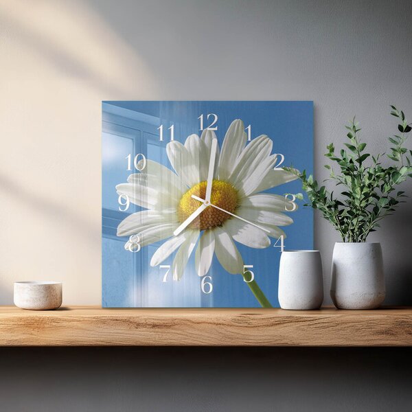 Skleněné hodiny Květ zskb-30x30-00079704