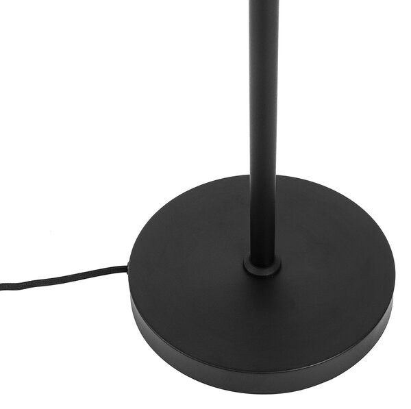 Chytrá stojací lampa černá nastavitelná včetně 3 WiFi P45 - Mesh