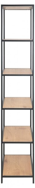 Actona Regál Seaford II 77x185 cm divoký dub