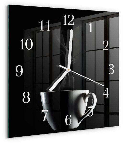Skleněné hodiny Pohár zskb-30x30-00058958