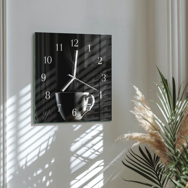 Skleněné hodiny Pohár zskb-30x30-00058958