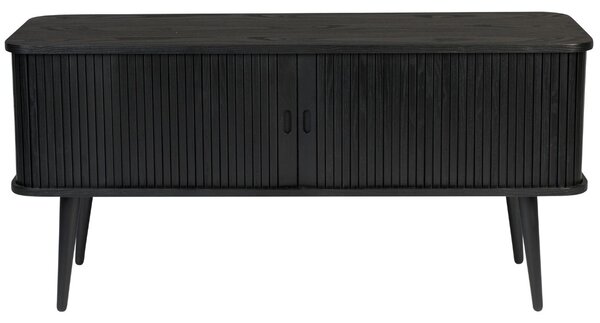 Černá dubová komoda ZUIVER BARBIER 120 x 40 cm