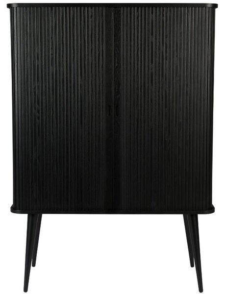 Černá dubová skříň ZUIVER BARBIER 100 x 45 cm