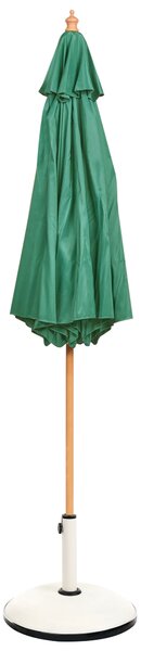 Slunečník 270 cm TOSCANA Zelená