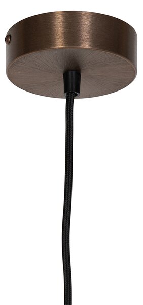 Chytré závěsné svítidlo tmavě bronzové vč. Wifi GU10 50mm - Tubo