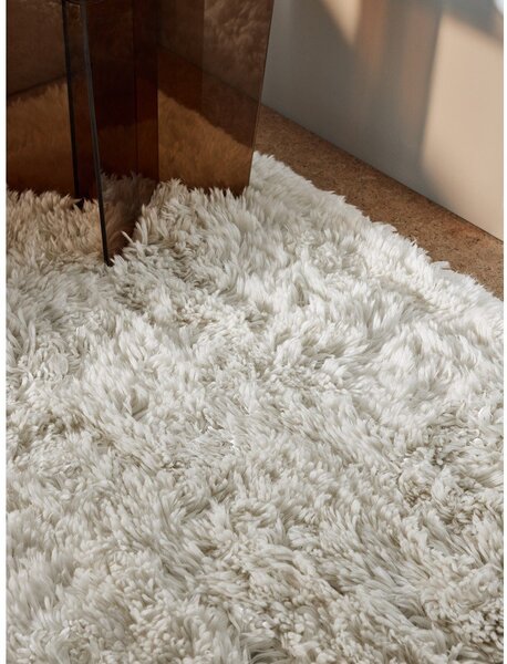 Bílý vlněný koberec 120x170 cm Dala – MADE