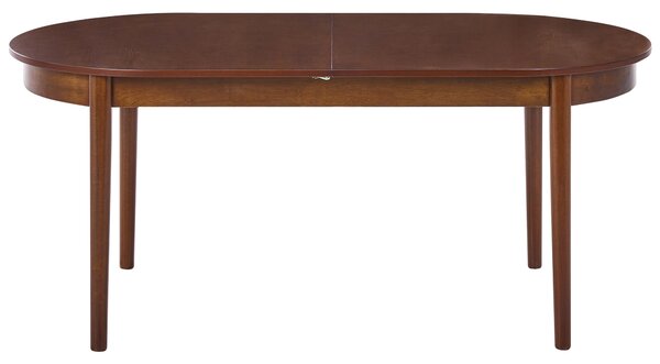 Rozkládací jídelní stůl LARTO Tmavý jasan 180/220 cm 90 cm