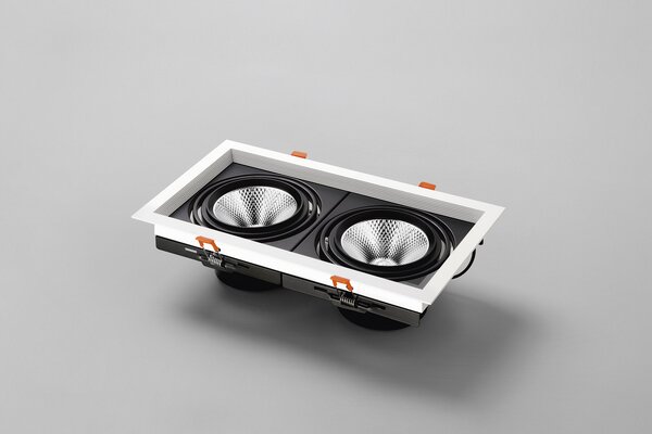 FAN INC-DESTINY-2 Vestavné svítidlo Destiny 2 x AR111, 33,5 x 18,5 x 4 cm - FANEUROPE