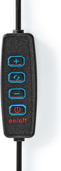 Nedis RLSTND200BK - LED Stmívatelná lampa se stojanem a držákem LED/6W/USB