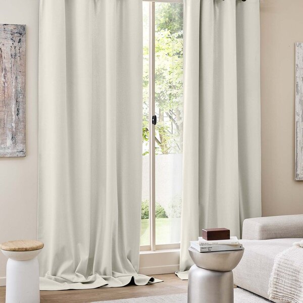 Béžový manšestrový termo závěs 140x260 cm Madison – douceur d'intérieur