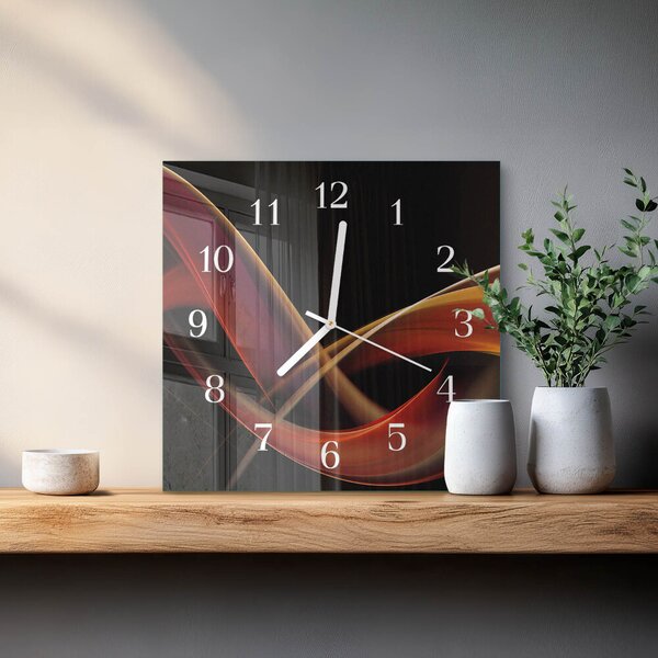 Skleněné hodiny Abstrakce zskb-30x30-00084002