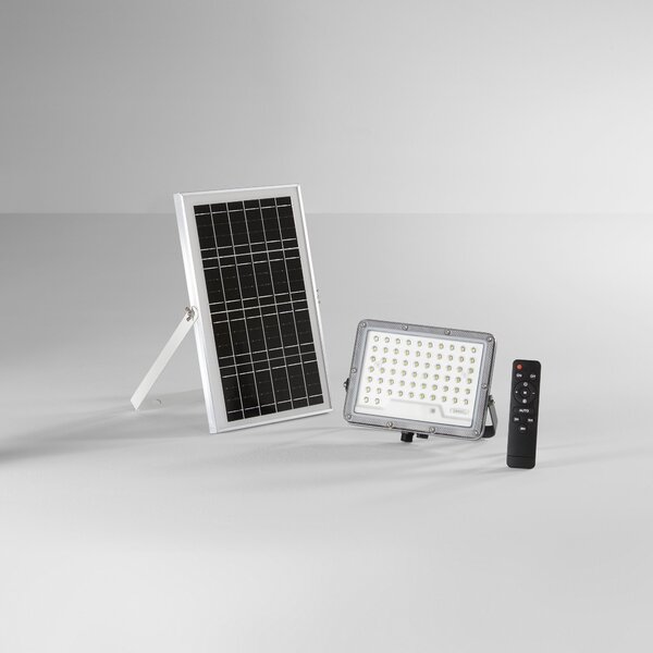 FAN LED-GLASER-SOL100C Solární svítidlo GLASER, 1200 lm, 3000 K, vestavěná baterie 3,2 V 10 Ah - FANEUROPE