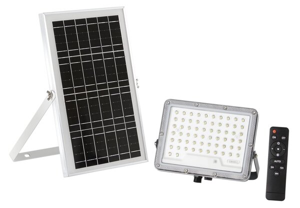 FAN LED-GLASER-SOL100C Solární svítidlo GLASER, 1200 lm, 3000 K, vestavěná baterie 3,2 V 10 Ah - FANEUROPE