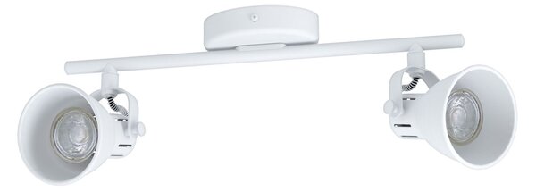 EGLO Přisazený dvoubodový LED lustr v moderním stylu SERAS 1, bílý 98394