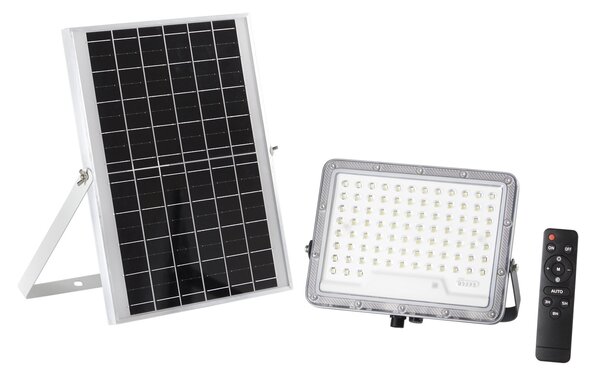 FAN LED-GLASER-SOL200C Solární svítidlo GLASER, 1800 lm, 3000 K, vestavěná baterie 3,2 V 15 Ah - FANEUROPE