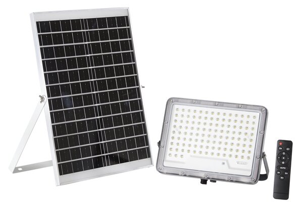 FAN LED-GLASER-SOL400C Solární svítidlo GLASER, 3500 lm, 3000 K, vestavěná baterie 3,2 V 24 Ah - FANEUROPE