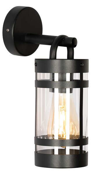 Průmyslová venkovní nástěnná lampa černá IP44 - Ruben