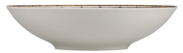 Bílá/modrá porcelánová polévková miska 1 l Azul – BonBistro