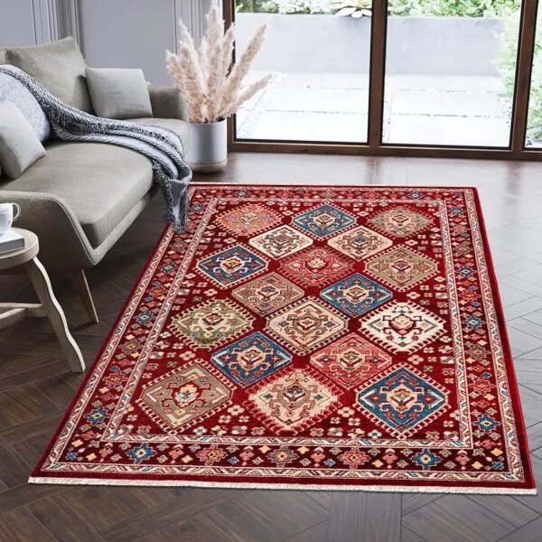 Makro Abra Kusový koberec RIVOLI EF59A Klasický červený Rozměr: 160x225 cm