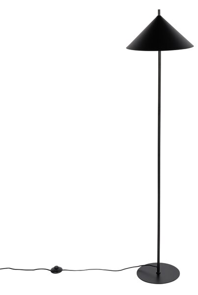 Designová stojací lampa černá - Triangolo