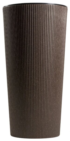 PLASTOVÝ KVĚTINÁČ URBANIKA ECO 57X29,5 CM TMAVĚHNĚDÁ