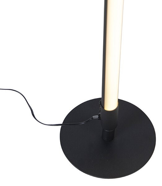 Stojací lampa černá vč. LED s dotykovým stmívačem 3 stupně stmívání - Line-up