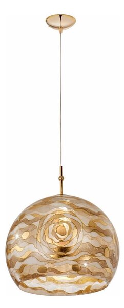 Kolarz 0392.31L.3.Aq.Ch - Lustr na lanku LUNA 1xE27/60W/230V 24K zlato