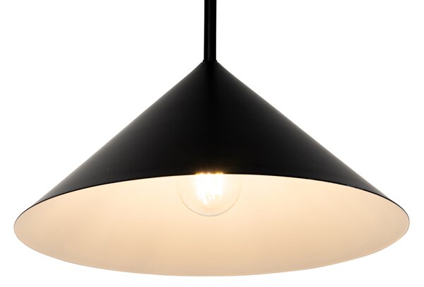 Designové závěsné svítidlo černé - Triangolo