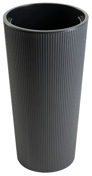 PLASTOVÝ KVĚTINÁČ URBANIKA ECO 57X29,5 CM ANTRACITOVÁ