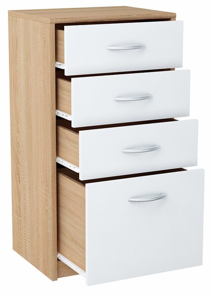 Komoda Matkam 45,01 x 35 x 85 cm dub sonoma matný