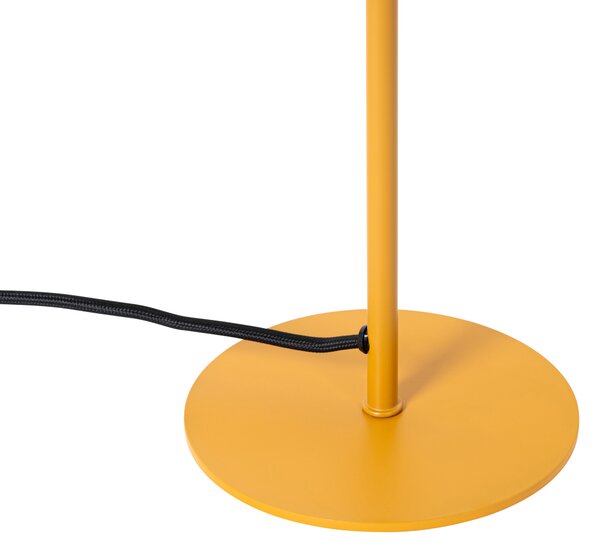 Designová stolní lampa žlutá - Triangolo
