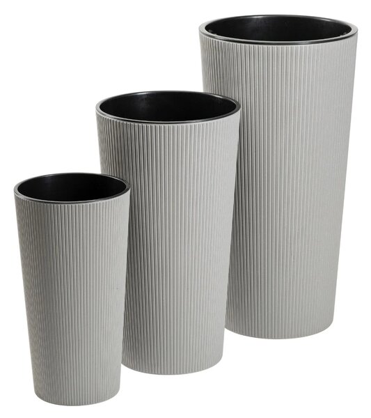 PLASTOVÝ KVĚTINÁČ URBANIKA ECO 57X29,5 CM ŠEDÁ BS