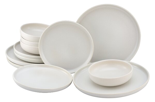 Creatable Jídelní servis Uno offwhite (12dílná sada talířů) (100392069001)