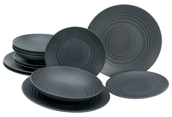Creatable Jídelní servis Lava Stone, 12dílná sada (100355927)