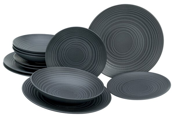 Creatable Jídelní servis Lava Stone, 12dílná sada (100355927)