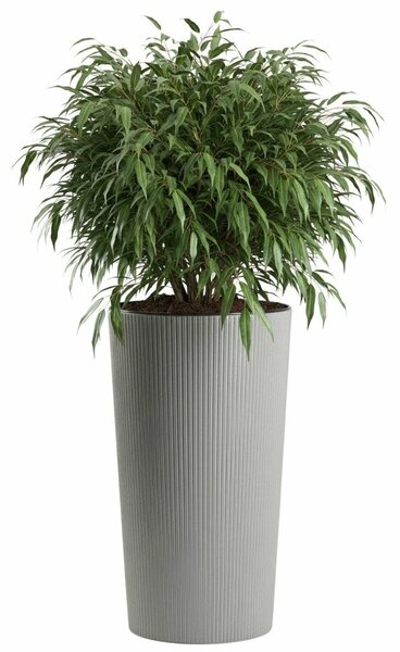 PLASTOVÝ KVĚTINÁČ URBANIKA ECO 57X29,5 CM ŠEDÁ BS
